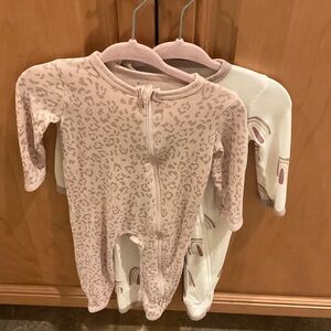 Two Kyte baby Rompers, EUC